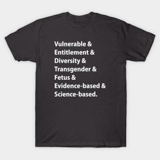 Forbidden Words T-Shirt